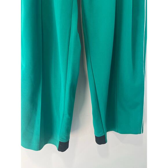 Vintage Reebok NBA Celtics Wide Leg Track Pant Green Size 3XL - Picture 4 of 7